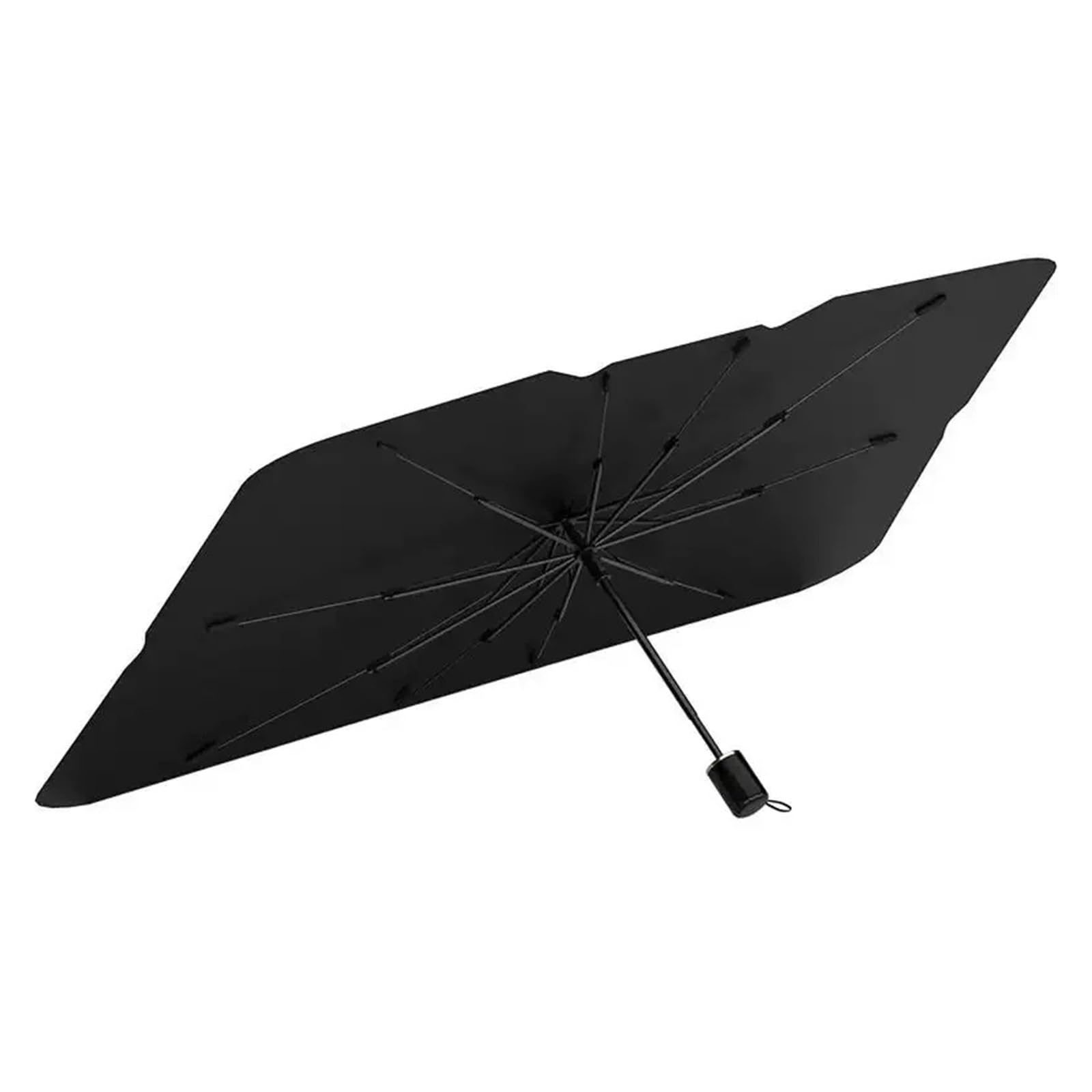 Frontscheibenabdeckung Auto Auto-Sonnenschutz Frontscheiben-Visier Einziehbar Leicht Zu Verstauen Tragbarer Sonnenschutz Wärmedämmblock(Trumpet Titanium SIL)
