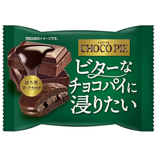 ロッテ チョコパイ ほろ苦ダークカカオ 1個×6袋入×(2ケース)のサムネイル