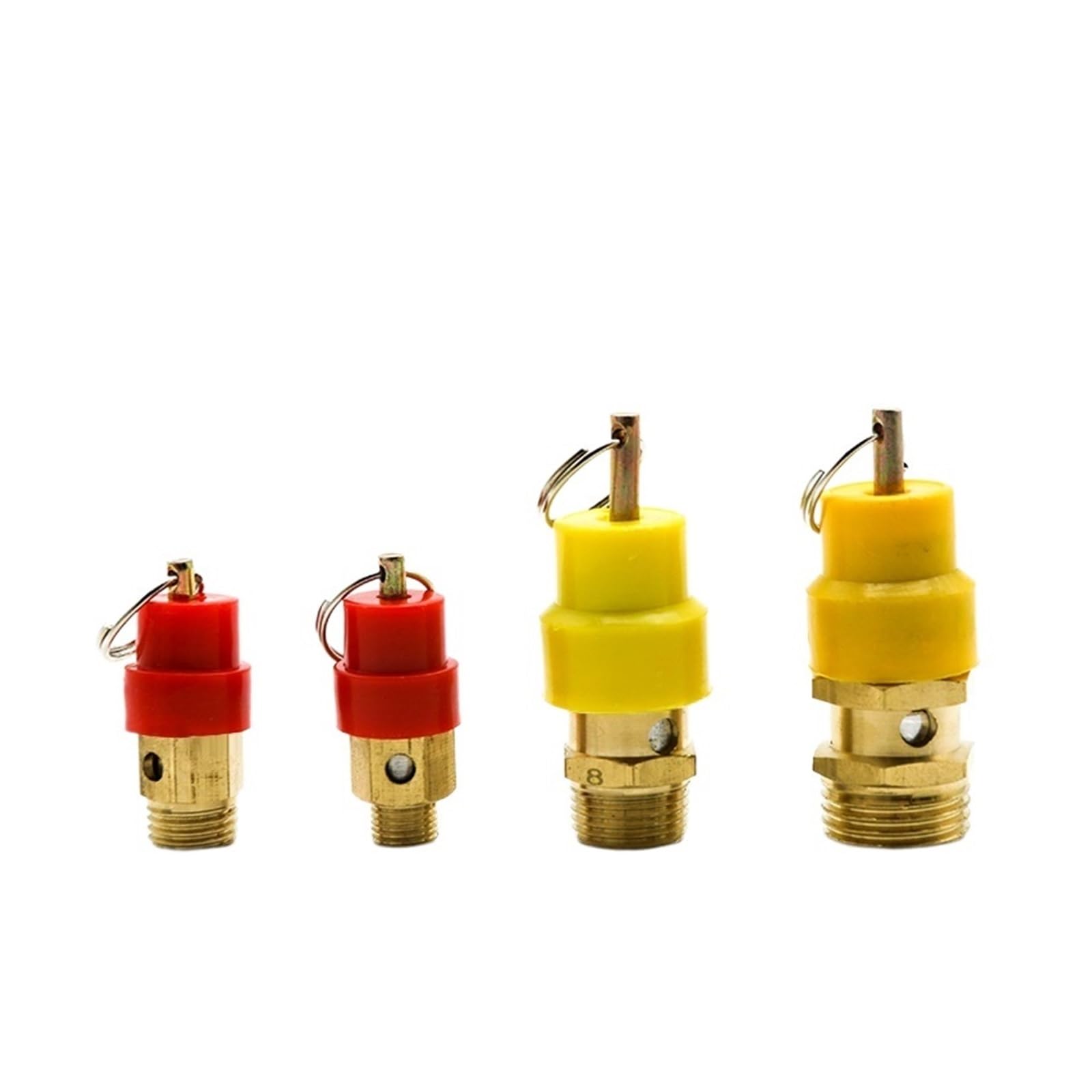 MINGSTORE Válvula De Alivio De Presión Para Compresor 1/4" BSP 12KG | Seguridad De Latón Para Tuberías Y Recipientes