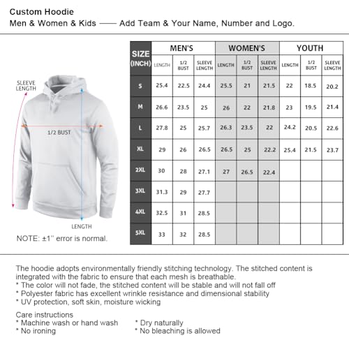 Custom Baseball Hoodies Men Youth Women Design Your Name Number Pullover Sweatshirt Personalized Sports Team Jersey2