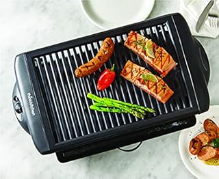 thinkkitchen Smokeless Electric Indoor Grill, 1120W, 15'' - Electric BBQ - Non Stick