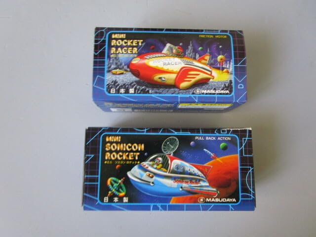 Amazon.co.jp: 増田屋 マスダヤ 復刻版 車 ブリキ ロケットレーサー