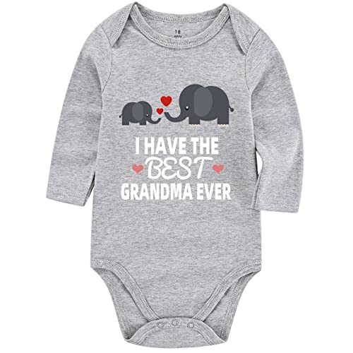 Image of Acwssit Love Nana Papa Baby Boy Clothes Unisex Funny Baby Girl Baby Bodysuit 0-3 months