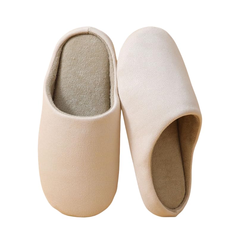 House Slippers for Women Winter Slippers，Slip-on Slippers Warm Cozy Soft Lightweight Memory Foam Indoor House Shoes