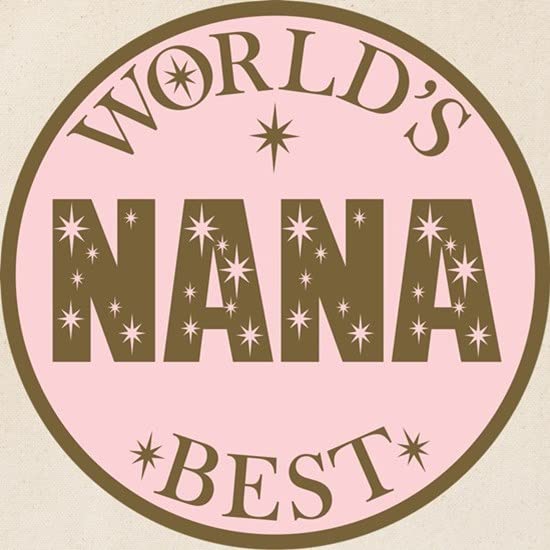 CafePress "Nana Gift World's Best" Natural Canvas Tote Bag - Reusable Shopping & Grocery Bag