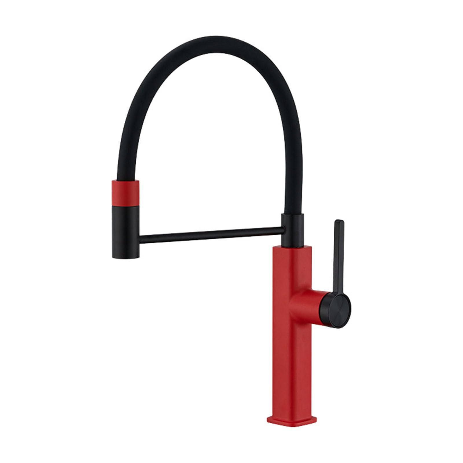 Flexible Kitchen Sink Mixer Tap Single Lever 2 Modes Taps with Pull Out Spray