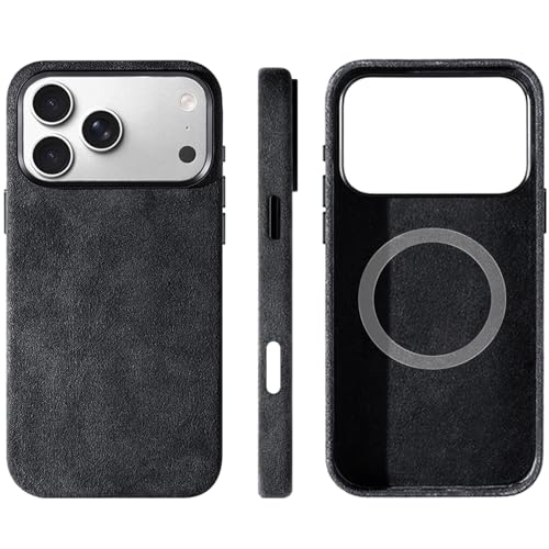 Coque en daim Alcantara iPhone 17 Pro fine et légère pour un quotidien élégant