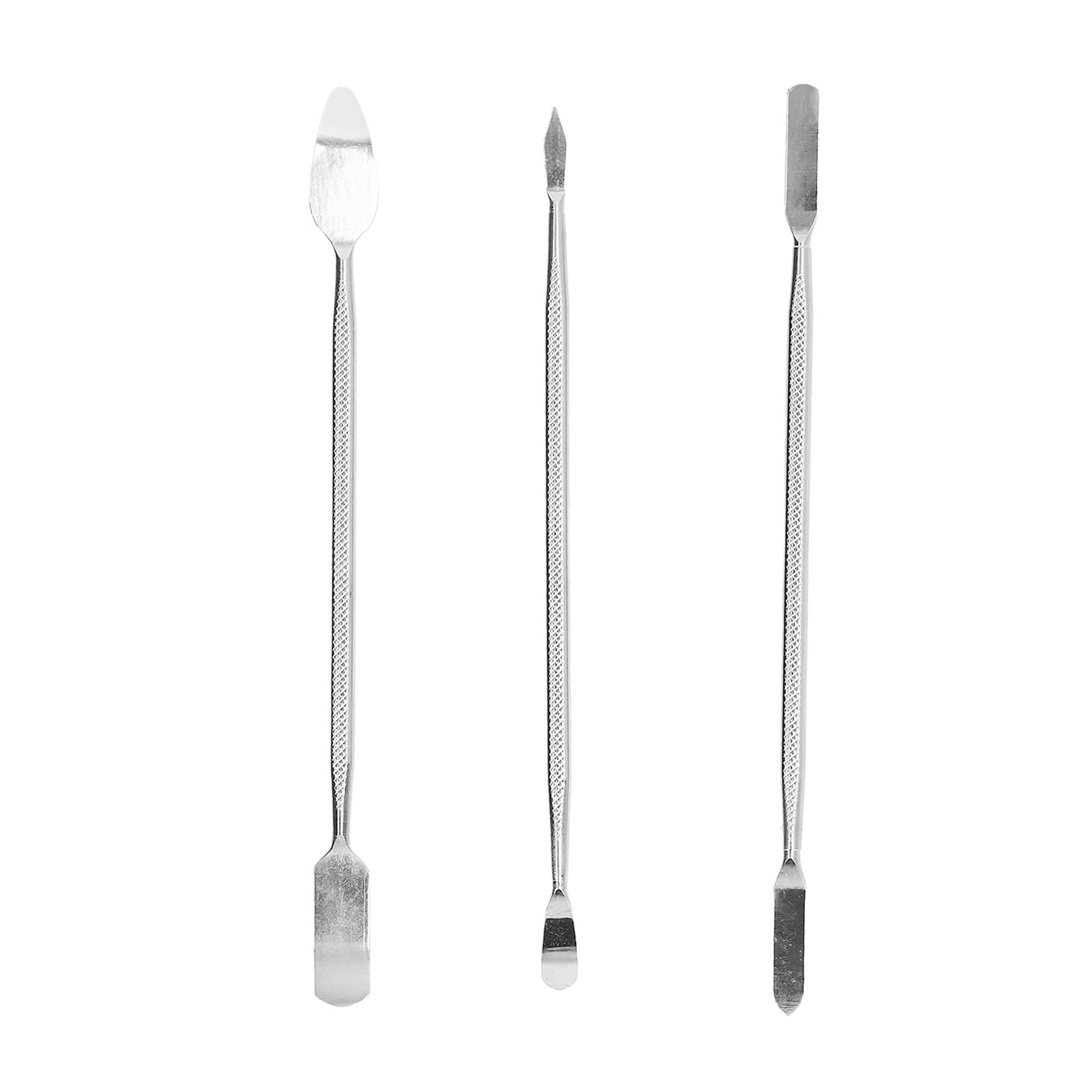 ANKROYU 3Pcs Metal Pry Tool, Steel Metal 2 Ends Repair Opening Pry Tool Kit, Metal Spudger Metal Spudger Kit, Metal Spudger Phone Repair for Mobile Phone Tablet Laptop