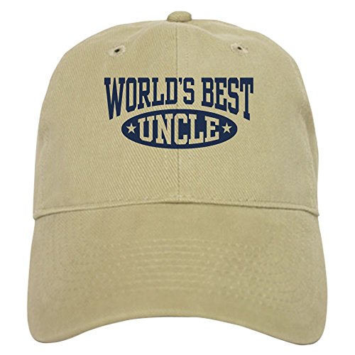 CafePress World's Best Uncle Cap Unique Adjustable Baseball Hat Khaki