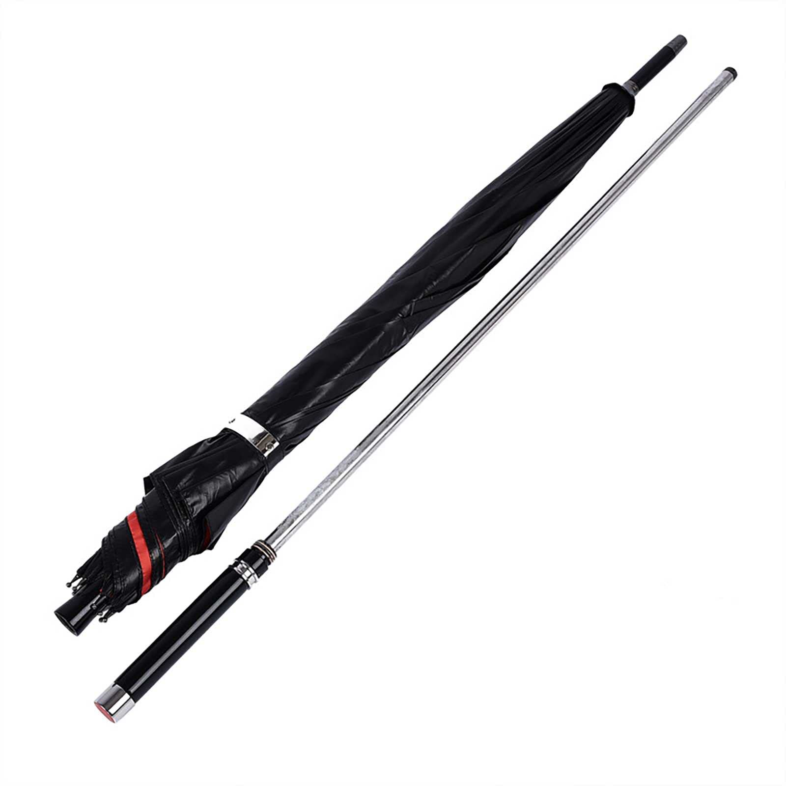 Selbstverteidigung Regenschirm Luxus Umbrella UnzerstöRbar Einfach 68cm Sicherheit Robust Langlebig SpazierstöCke Regenschirm Windschutz Rippen Exquisit (A)