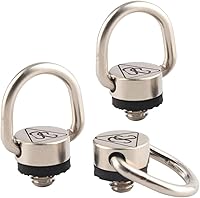 Vista 9 de Danger Buddies Clip de mosquetón para cámara con anillo en D - Fija fácilmente un mosquetón a tu cámara con este anillo en D de montaje de trípode