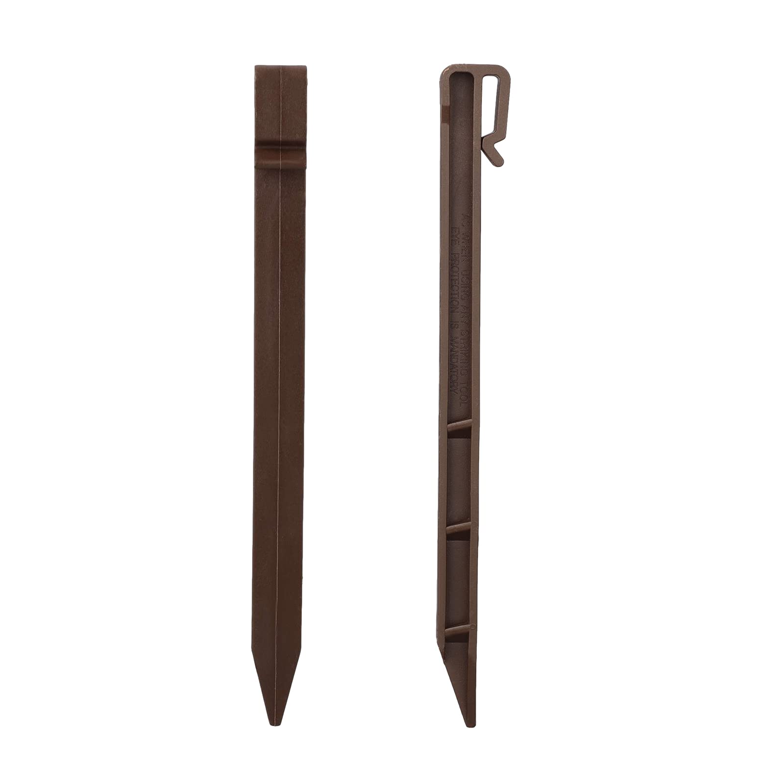 Estacas de Anclaje para Bordes de Paisaje, 20 PIEZAS Clavos de Plástico Duro para Tienda|Clavijas para Deprimir Ramas de Fruta|Pasadores de Césped, 25 CM