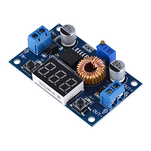 High Efficiency DC to DC Buck Converter 5A 75W DC-DC Adjustable Step-down Module Voltage Regulator with LCD Display