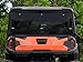 SuperATV Non-Scratch Resistant Dark Tint Rear Windshield for 2016+ Polaris General 1000 / General 4 1000 and 2020+ General XP 1000 / General XP 4 1000 | 1/4