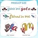 Glitter You've Got A Friend in Me Banner Cartoon Story Friend Birthday Banner Friendship Anniversary Party Decorations Toy Inspired Game Party Supplies Classroom Decorations