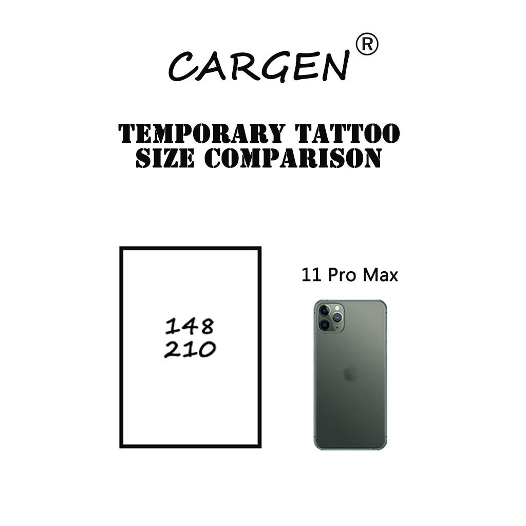 CARGEN 9 Sheets Mandala Metallic Tattoos Gold Tattoos Temporary Body Stickers Fake Tattoos for Women Sexy Tattoos for Women