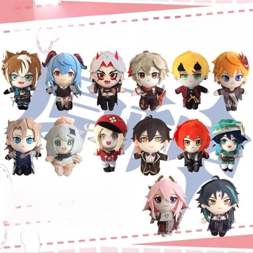 KUKUShining Genshin Kuscheltier, 20cm Weiche Anime Figur Impact Ausgestopftes Plüschtier Süße Cartoon Spielzeugpuppe for Gamer Fans Geschenke(Dori)