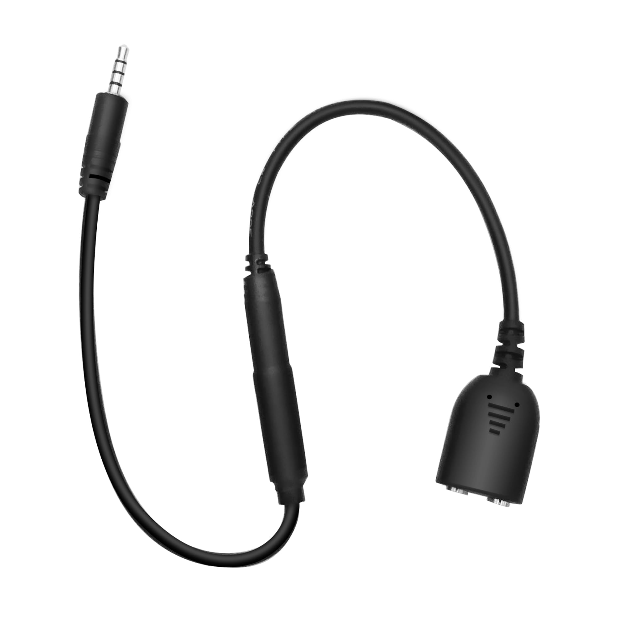 Mcbazel Surecom 2-Pin Earpiece Adapter for Kenwood Earpiece Walkie-Talkie to 3.5mm Headphone Jack
