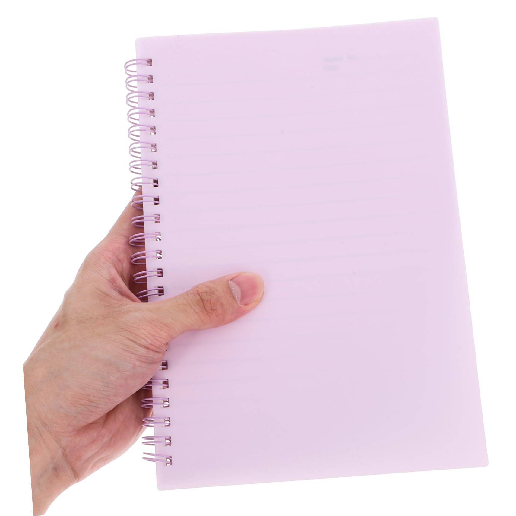 5pièces Cahiers à Spirale Avec Pages Lignées Pour Notes Fournitures De Bureau Pratiques Bloc-notes Polyvalent Pour Travail Et École