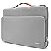 Price comparison product image tomtoc 360 Protective Laptop Sleeve Compatible with 15 16-inch MacBook Pro A2141A1938, 15-inch Surface Book 3/2, Dell XPS 15, ThinkPad X1 Extreme Gen 2 15, Water-resistant Laptop Accessory Case, Grey