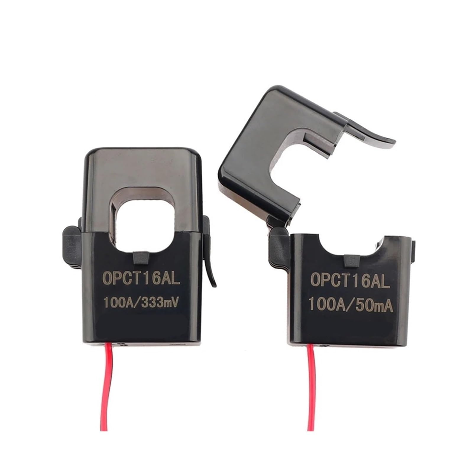LZIKKGKI Frequency Split Core Current Transformer OPCT16ATL 5A 333mV 50A 200mV 120A 333mV 100A 1V Clamp on Current Transformer(50A - 1V)