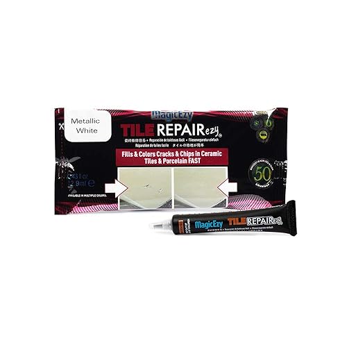 Miniatura 69 de MagicEzy Tile RepairEzy Relleno de reparación de azulejos de cerámica para reparar astillas y grietas, adherencia superfuerte, cerámica, porcelana