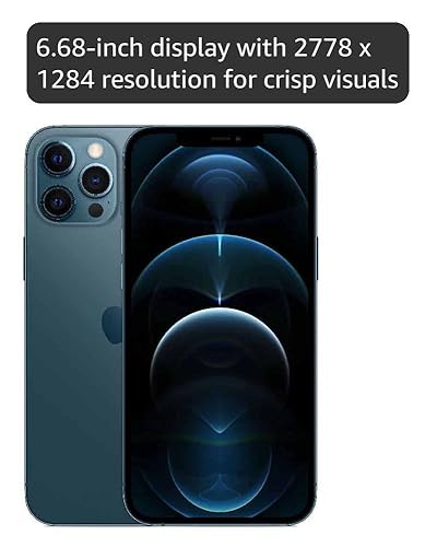 Amazon.com: Apple iPhone 12 Pro Max, 128GB, Pacific Blue - Fully