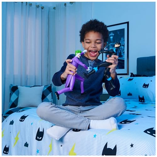 DC Comics Batman - Joker - Figurine Joker 30 CM - Univers Batman - Figurine Joker Articulée De 30 cm - Jouet à Collectionner - Jouet Enfant 3 Ans et +