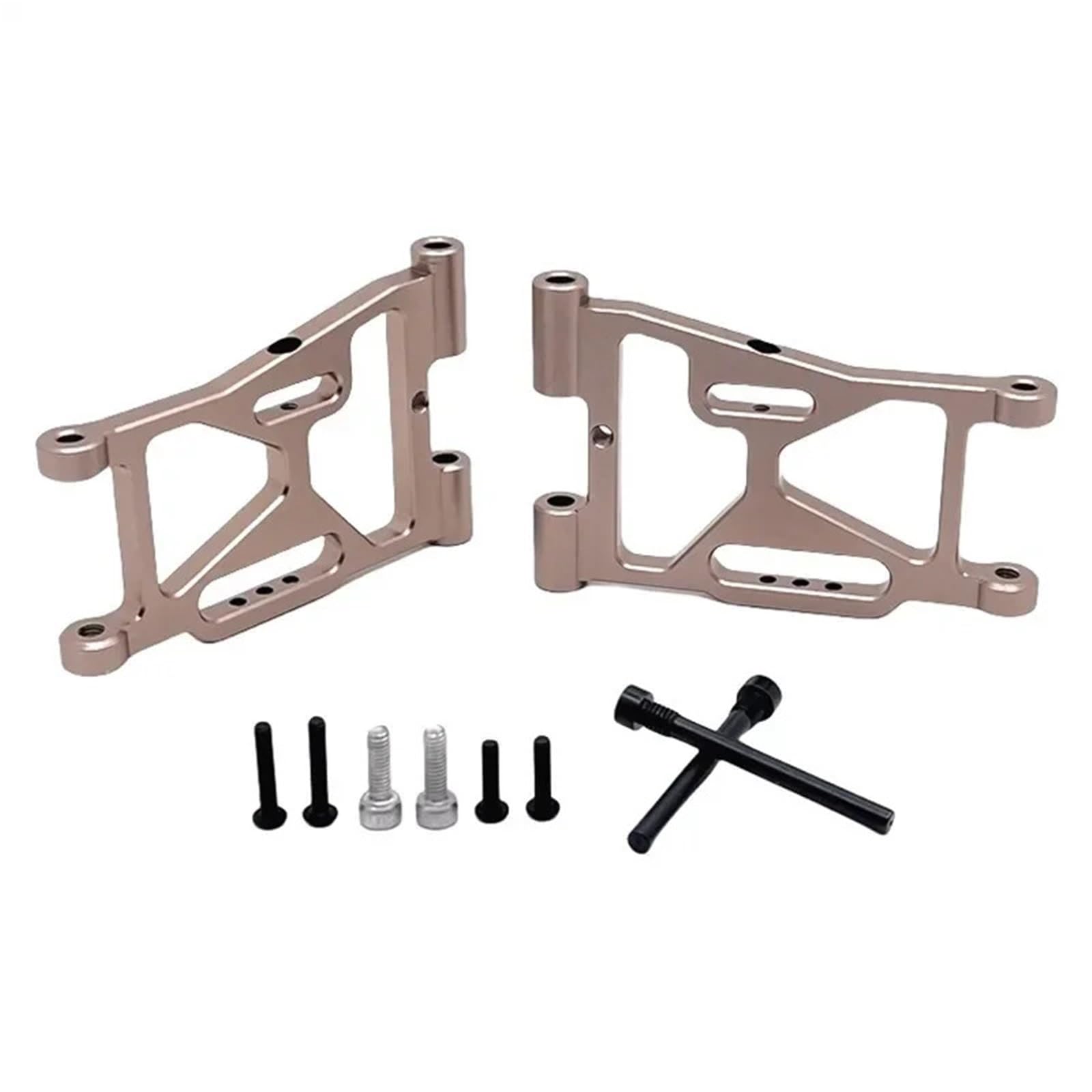 RC Modificaciones para MJX 7303 1/7 Pieza Metálica Brazo Inferior Delantero P73220 Piezas Coches RC Mejoras Control Remoto Recambio Accesorio Modelo(Blue)