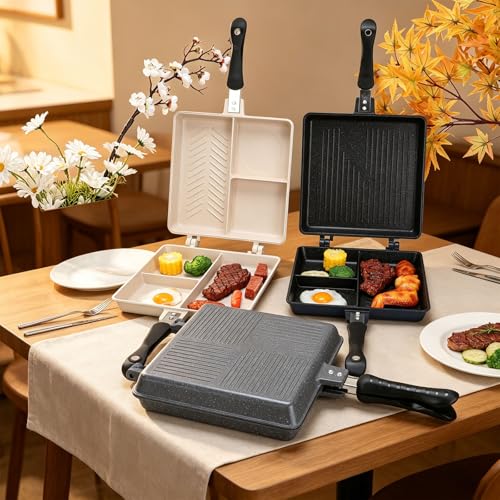 Poêle à steak d'une robustesse remarquable en aluminium supérieur