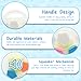 Weciau The Mellow Dog Calming Ball, Anti Stress Ball mit Handle, Interaktiver Spielball für Hunde, Hundeball Unzerstörbar, Zauberball Hund für Kleine, Mittelgroße und Große Hunde (Weiß)