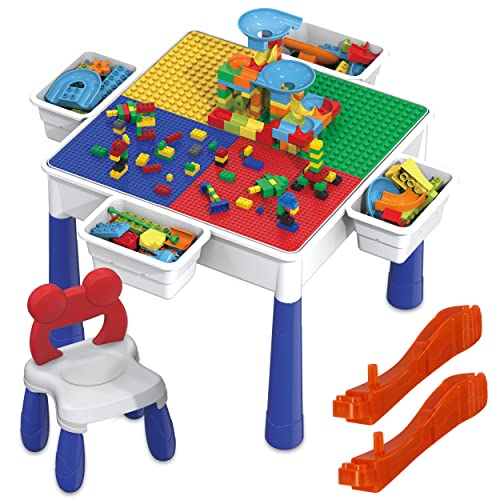 Kids Art Table BanaSuper In Kids Building Block Table With