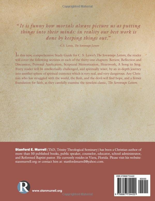 Study Guide For C S Lewiss The Screwtape Letters