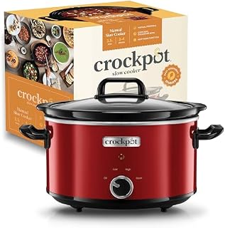 Crock-Pot Wolnowar, Czerwony, 3,5 L