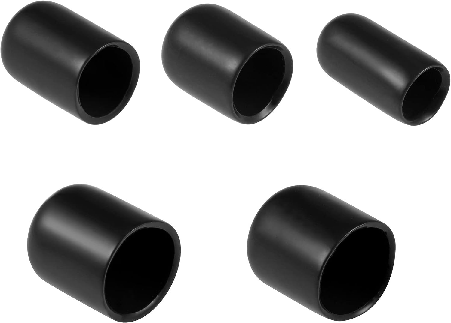 MACHSWON 25pcs Rubber End Caps 5 Size (6mm 9mm 12mm 16mm 19mm) - Image 3