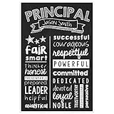 Principal Chalkboard Wall Art –Principal Graduate Gift – Principal Appreciation Personalized Poster