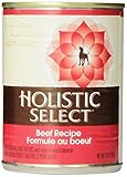 Holistic Select Canned Dog Food, Beef Recipe, 13-Ounce Cans, 12-Pack