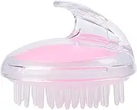 Escova de Massagem para Cabelo em Silicone, Massageador Capilar para Banho, Compatível com Todos os Tipos de Cabelo