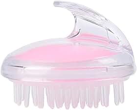 Escova de Massagem para Cabelo em Silicone, Massageador Capilar para Banho, Compatível com Todos os Tipos de Cabelo
