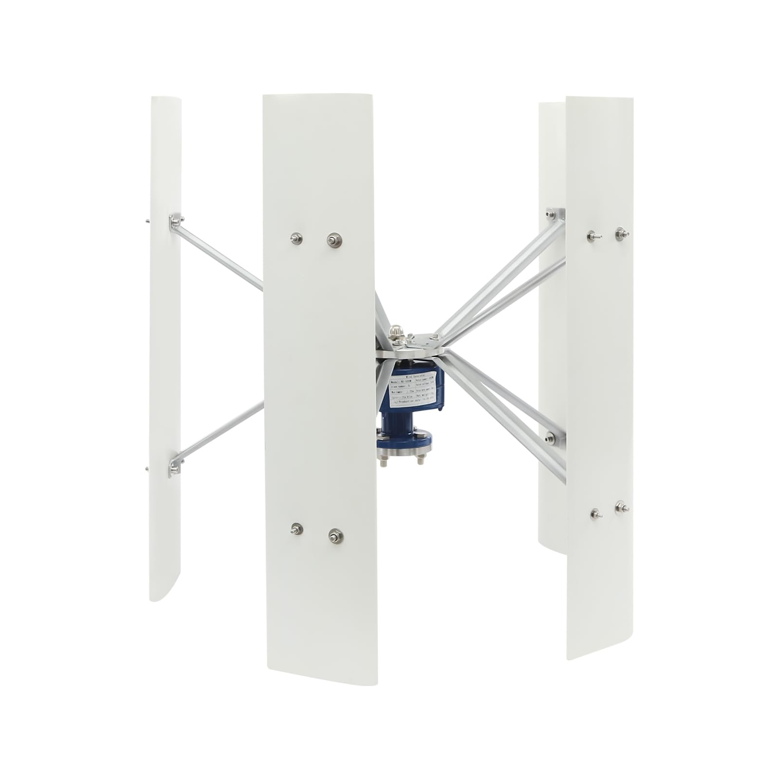 Generatore eolico da 500 W, generatore eolico a 5 pale, kit per turbina eolica da 24 V, generatore di turbina eolica ad asse verticale per l'approvvigionamento di energia in case eoliche