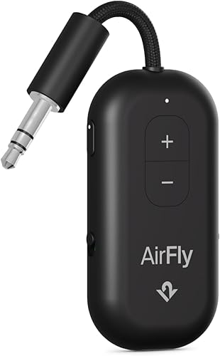 Miniatura 10 de Twelve South AirFly Pro - Transmisorreceptor de audio inalámbrico Bluetooth para hasta 2 AirPodsauriculares inalámbricos uso con cualquier conector