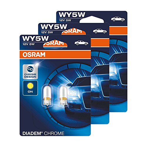 Osram Ampoules 12V 5W W2.1X9.5D de signalisation pour éclairage plaque et habitacle