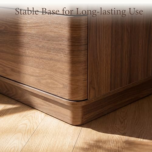 Image of Yechen Nightstand with 2 Push to Open Drawers Storage
