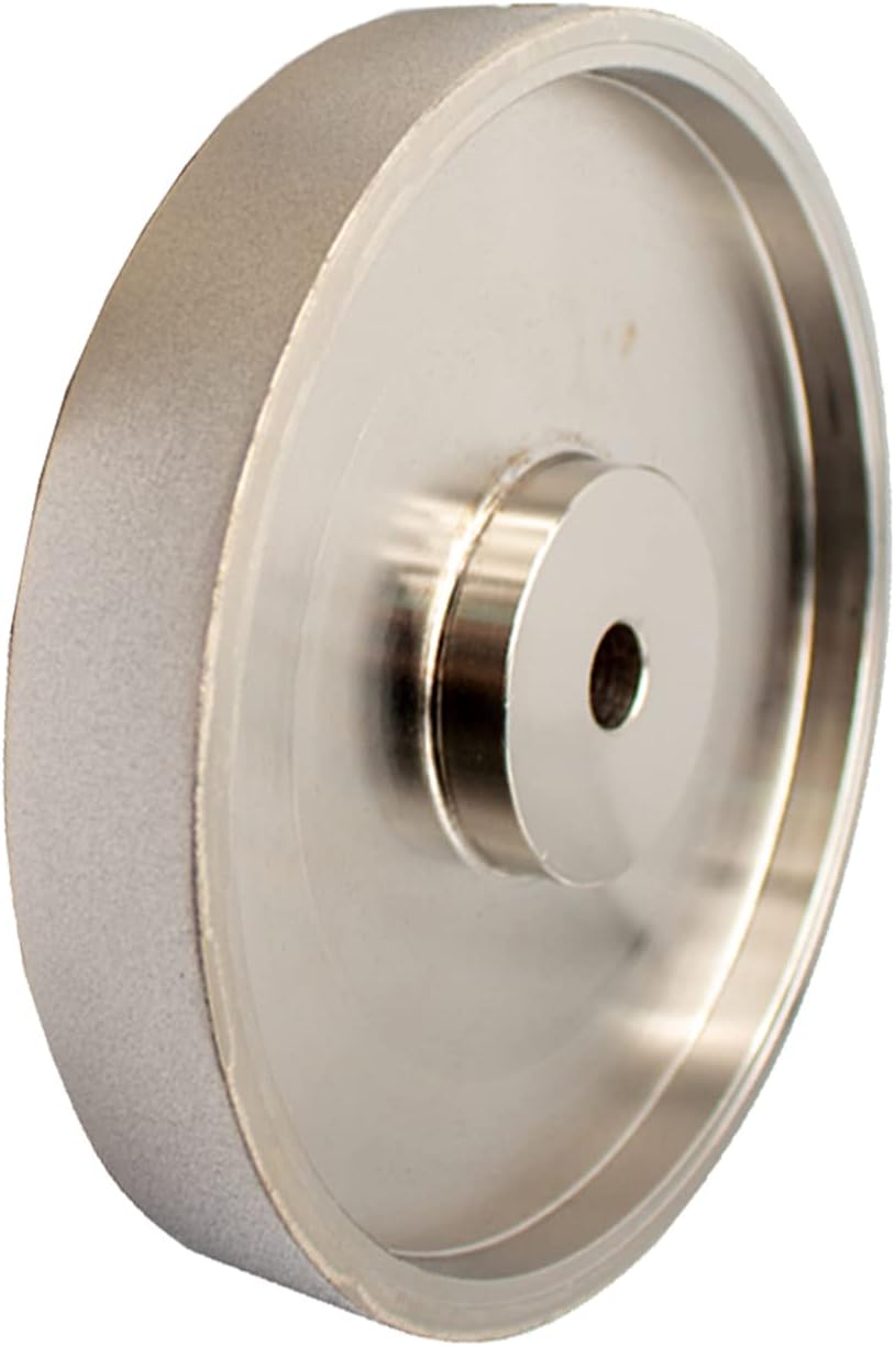 150MM Diamond Grinding Wheel, Flat-Shaped Grinder Diameter 6 Inch Parallel Grinding Wheel for Metal Stone Polishing, 150x25x12.7MM(120 Grits)