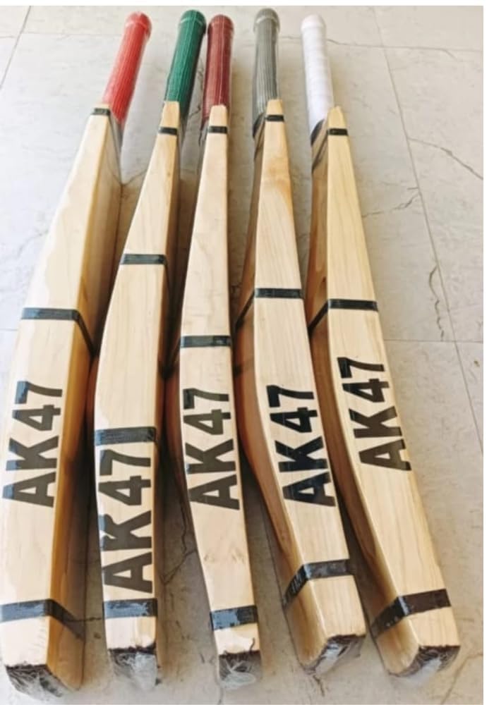 TR Sports Double Blade Player Choice AK 47 Cricket bat Kashmir Willow Cricket Bat with Bat Cover-picture-13