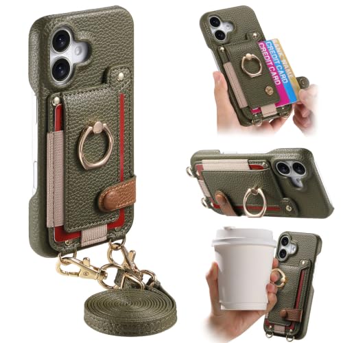 �yWAYYWP�z �K�piPhone16E �P�[�X �����O�t�� �J�[�h���[ �X�^���h�@�\ ���|�� �΂߂��� �X�g���b�v�t�� ������� ��|�� �����ӂ���16E �P�[�X �Y�� ���z�^ �S�ʕی� ���h�~ �����h�~ �A�C�t�H��16E case �V���v�� �l�C �Ռ�