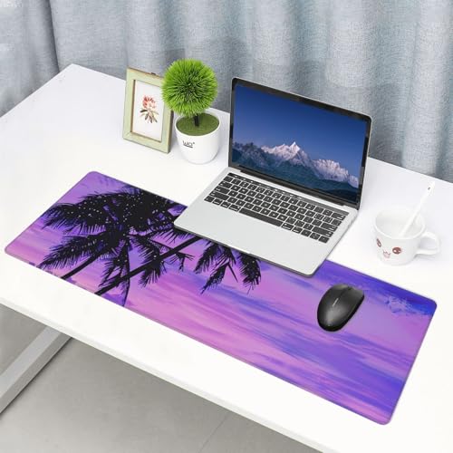 Mouse Pad Grande Antideslizante BEIVGOXL Negro 31.5x12 in miniatura 7