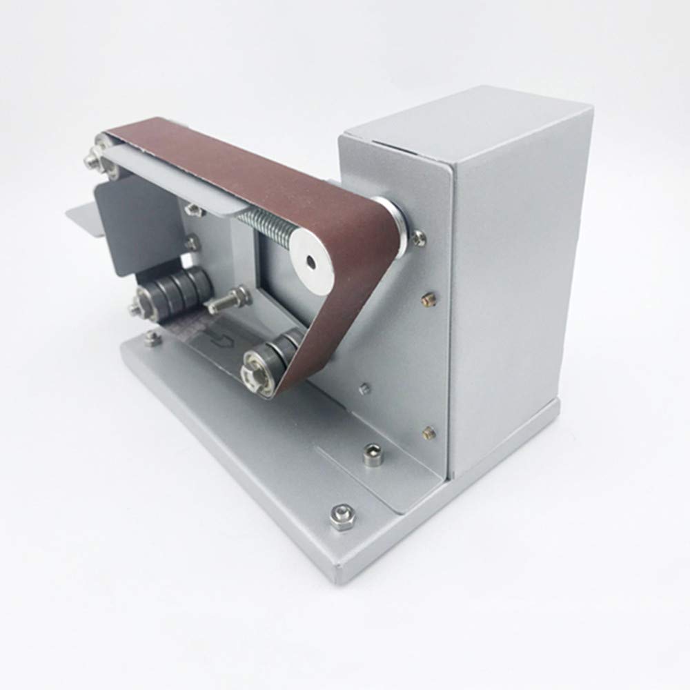 LeTkingok Mini Electric Belt Machine - Polishing Machine Polisher Grinding Machine Knife Sharpener 100-220V
