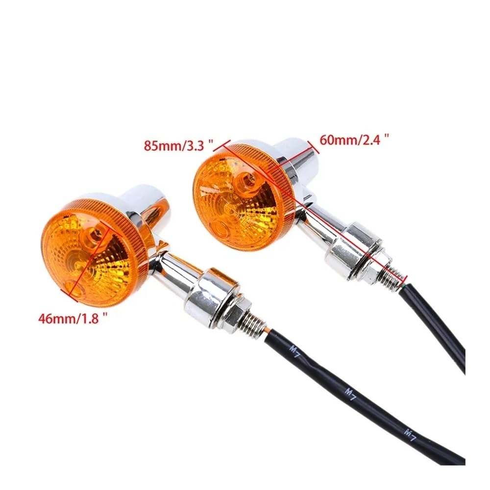 Moto Clignotant Indicateur Lot De 4 Clignotants Universels pour Moto pour GN125