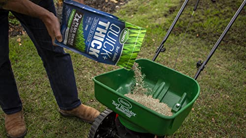 Scotts Turf Builder Quick & Thick Grass Seed, 1.2kg (173 sq Meters / 1,863 sq feet Coverage) | Grow a Thick, Green Lawn Fast. for Areas that Experience Sun & Shade image 1
